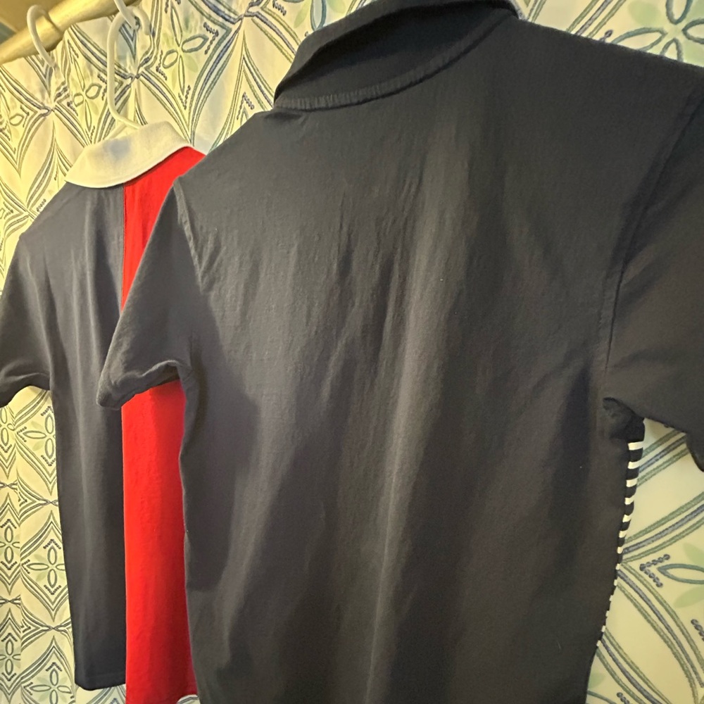 NWOT BUNDLE 2 Nautica Boys Navy/Red Polo Shirts  Classic Design PRICED FOR BOTH - Picture 3 of 14